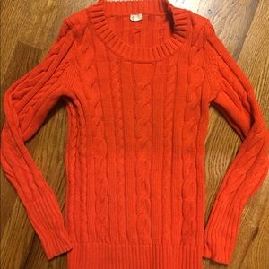 JCREW XS cable sweater